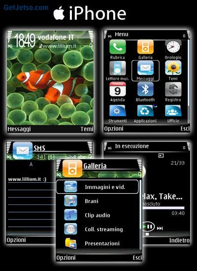 Nokia N70超漂亮iPhone主题圖片1