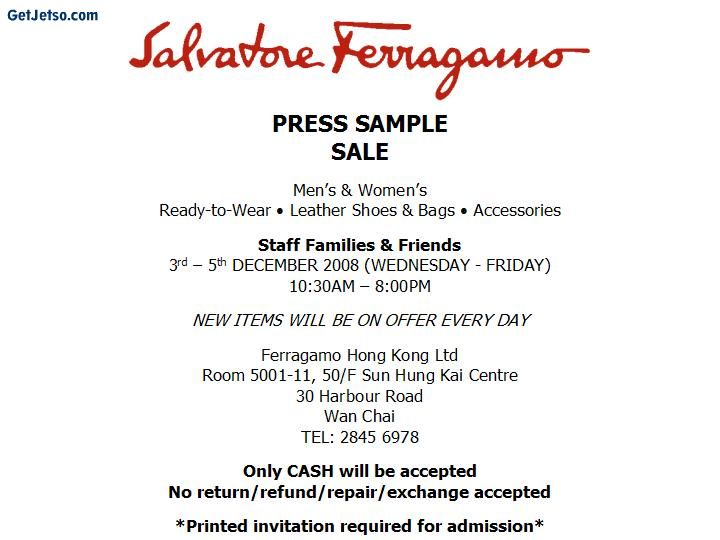 Ferragamo Press Sample Sale圖片2