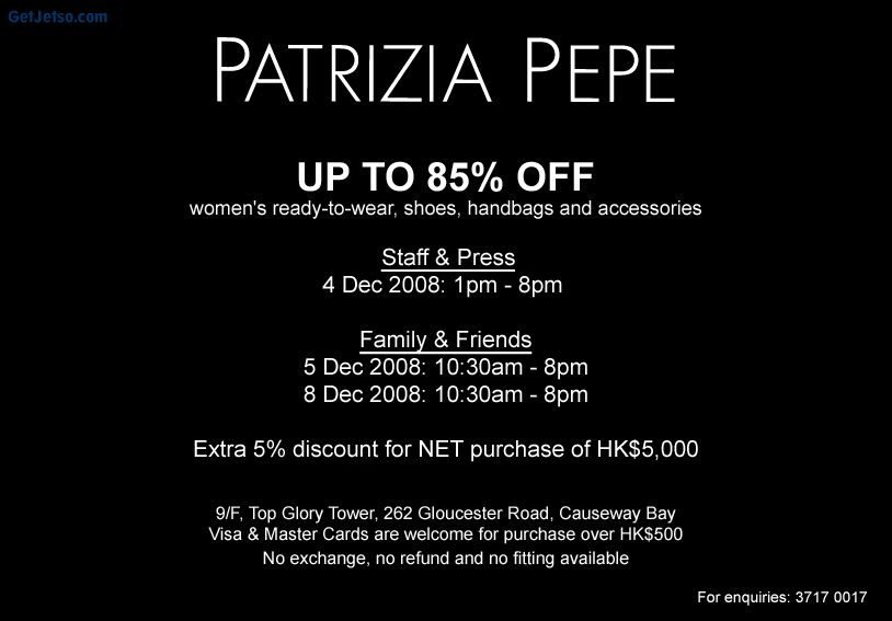 Patrizia PEPE Sales - 85% off.JPG