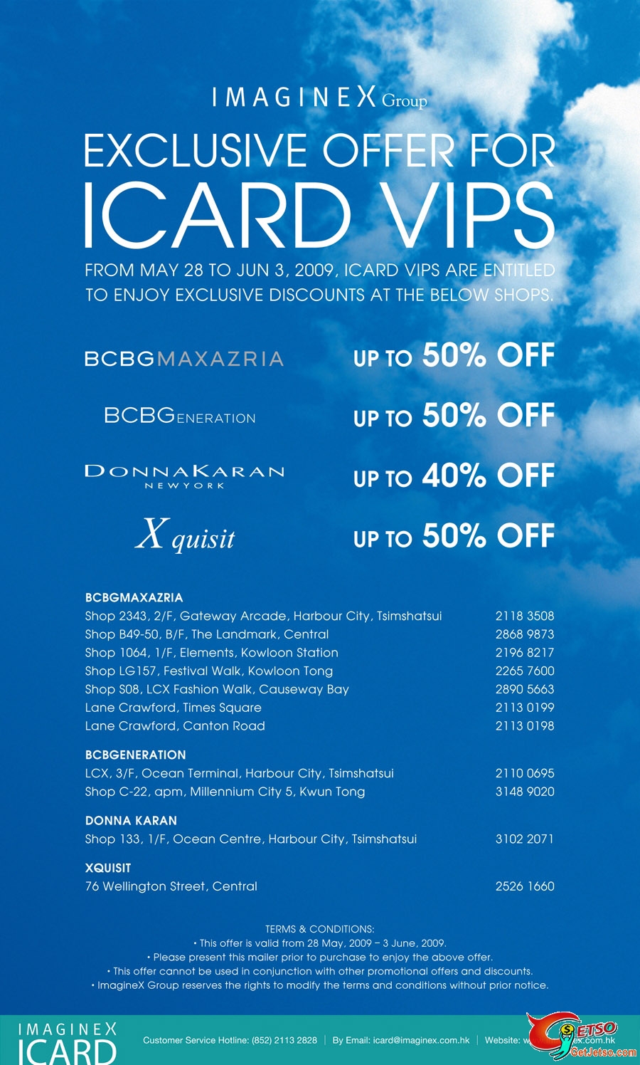 ICARD VIP - SS09 Pre-Sale (28/5/2009 to 3/6/2009)(至6月3日)圖片1