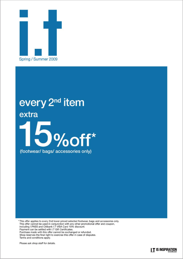 i.t Footwear &Accessories:Extra15%off Every 2nd item圖片1