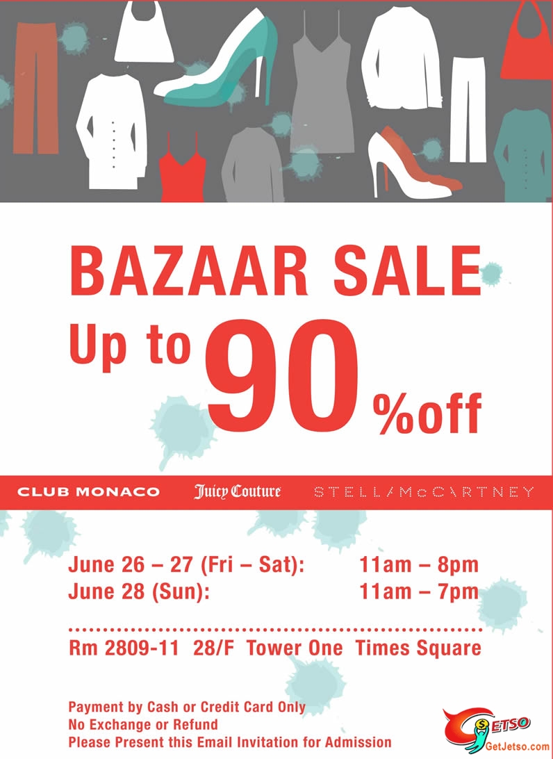 Club Monaco and Stella McCartney Bazaar Sale up to90%OFF Times Square(至6月28日)圖片1