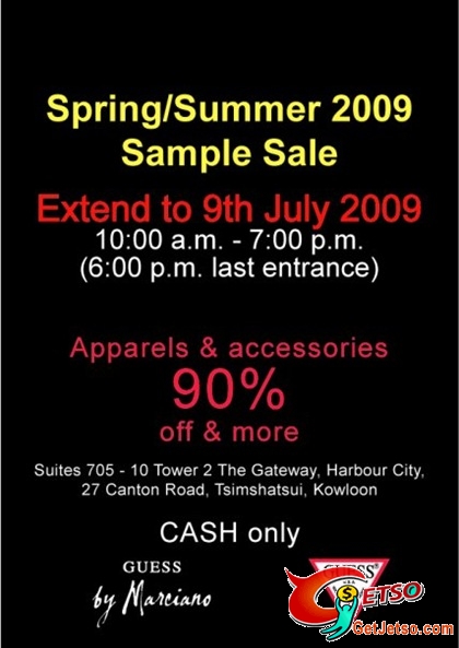 Guess Spring/Summer 低至一折Sample Sale(至7月9日)圖片1