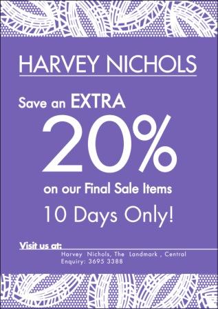 Harvey Nichols|Save an EXTRA 20%on our FINAL SALE items 10 DAYS ONLY圖片1