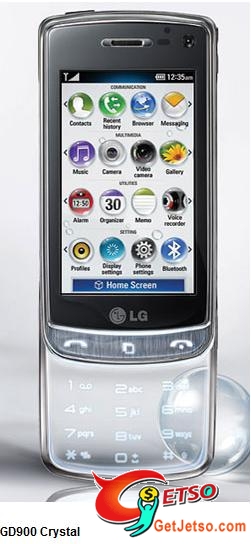 全球首款透明鍵盤手機：LG GD900 Crystal圖片1