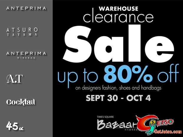 Times Square Bazaar - Sidefame Warehouse Clearance Sale (30 Sep - 4 Oct)圖片1