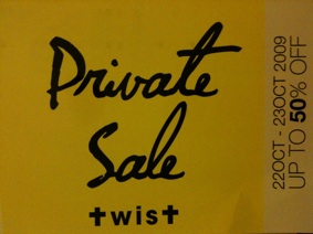 Twist private Sale 低至5折(10月22-23日)圖片1