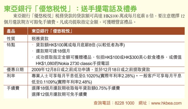 各大銀行或信貸機構的稅貸計劃圖片4