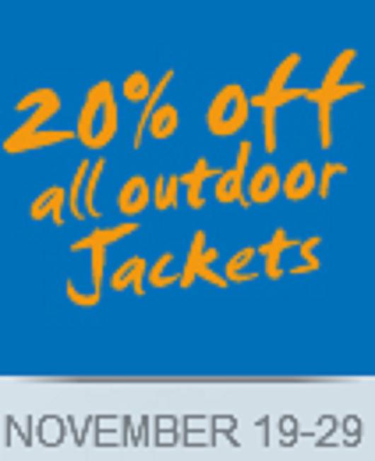 H&M all outdoor jackets 20%off 8折優惠(至11月29日)圖片1