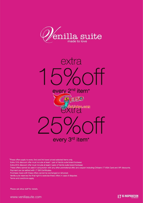 Venilla suite 15%off Every 2nd Item,25%off Every 3rd Item圖片1