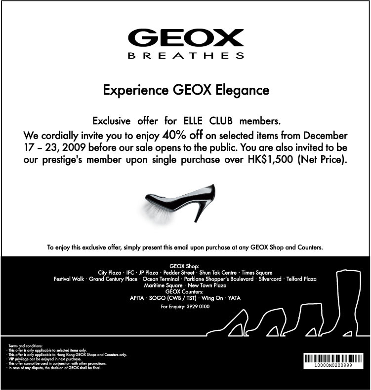 GEOX FW09 Presale 40%off(至12月23日)圖片1