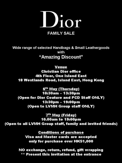 Dior Family Sale開倉減價(至10年5月7日)圖片1