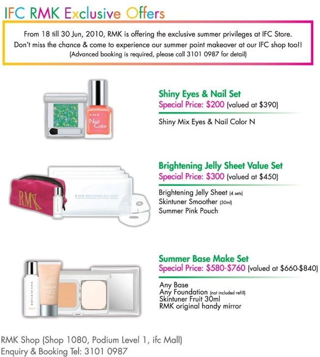 RMK IFC summer beauty fair(至10年6月30日)圖片1