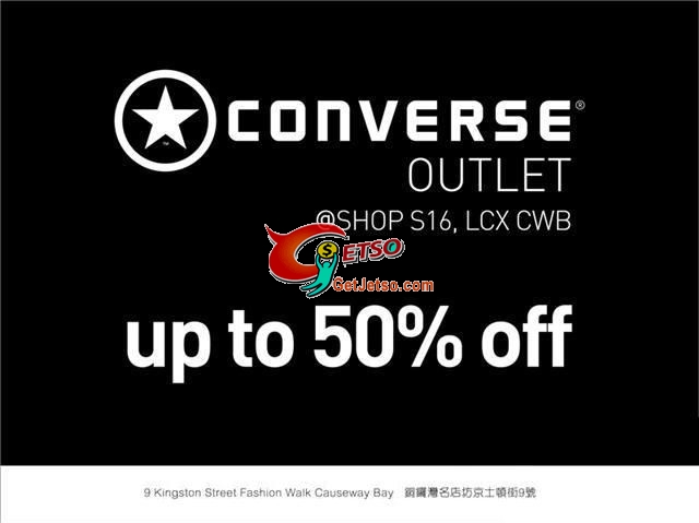 Converse低至5折Outlet@Shop S16 LCX CWB(已完結)圖片1