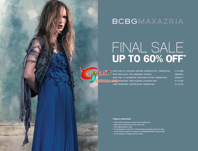 BCBGMAXAZRIA Final Sale Up to 60%off(至10年8月31日)圖片1