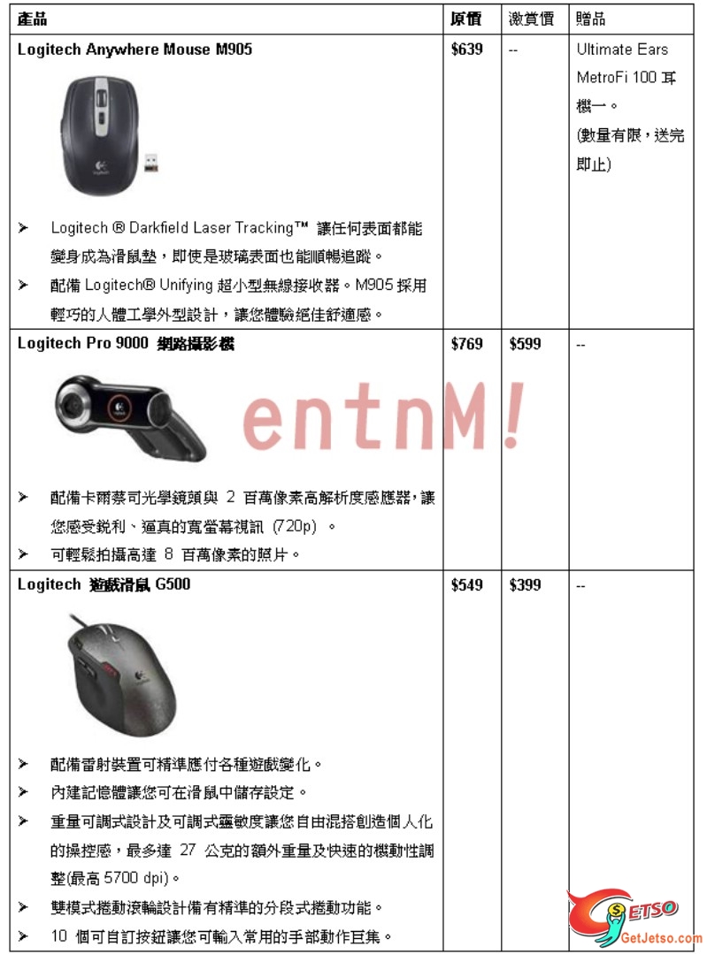 Logitech於電腦節推出多款驚喜優惠圖片3