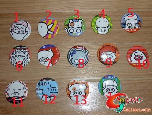 送玩具,匙扣,電話繩,FIGURE,OK MCMUG襟章圖片5