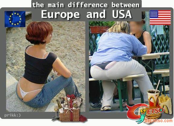 歐洲女人與美國女人最大不同之處照片1