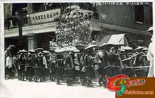 十九世紀香港出殯場面圖片1
