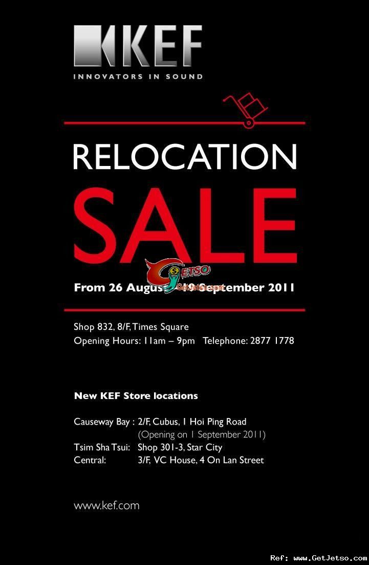 KEF 音響設備Relocation Sale@時代廣場(至11年9月19日)圖片1