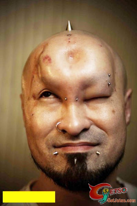 日本驚嚇藝術身體膨脹人體改造變形的極致圖片9