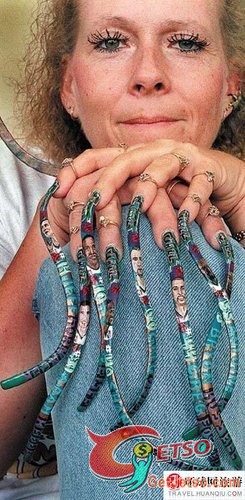 看世界上最長的指甲圖片2