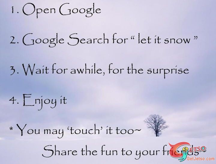 Google新花招 輸入「let it snow」 網頁下雪啦!圖片1