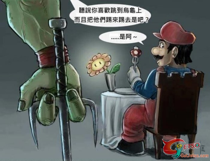 傳說中mario最後的晚餐圖片1