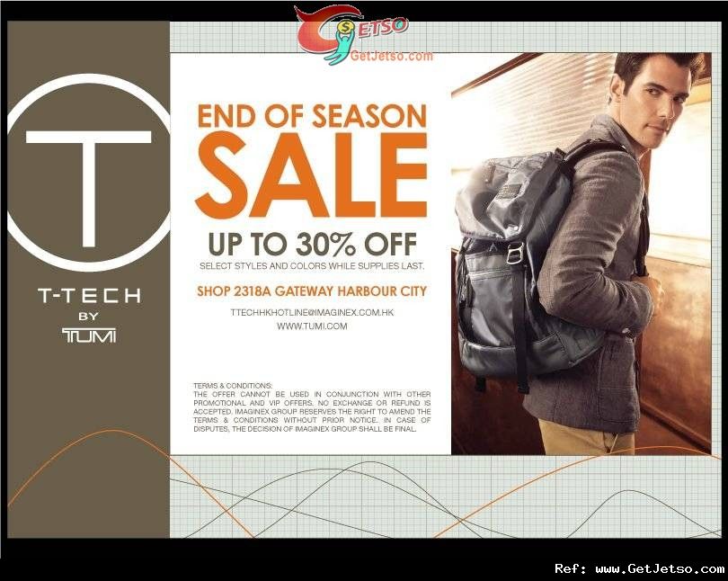 T-Tech by Tumi End of Season Sale 低至7折優惠(至12年7月31日)圖片1