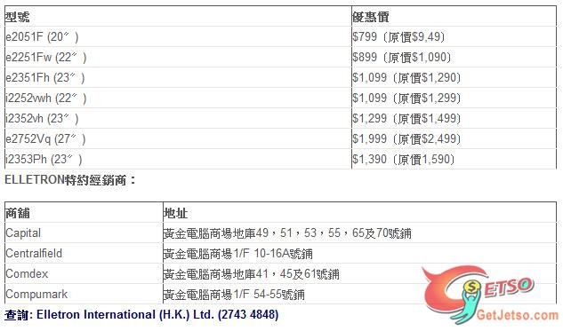 AOC 電腦顯示屏購買優惠@腦場電腦節2012圖片1