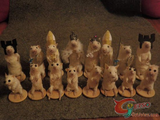 可愛但沒氣味的《老鼠標本西洋棋》你敢拿起來玩嗎？圖片2