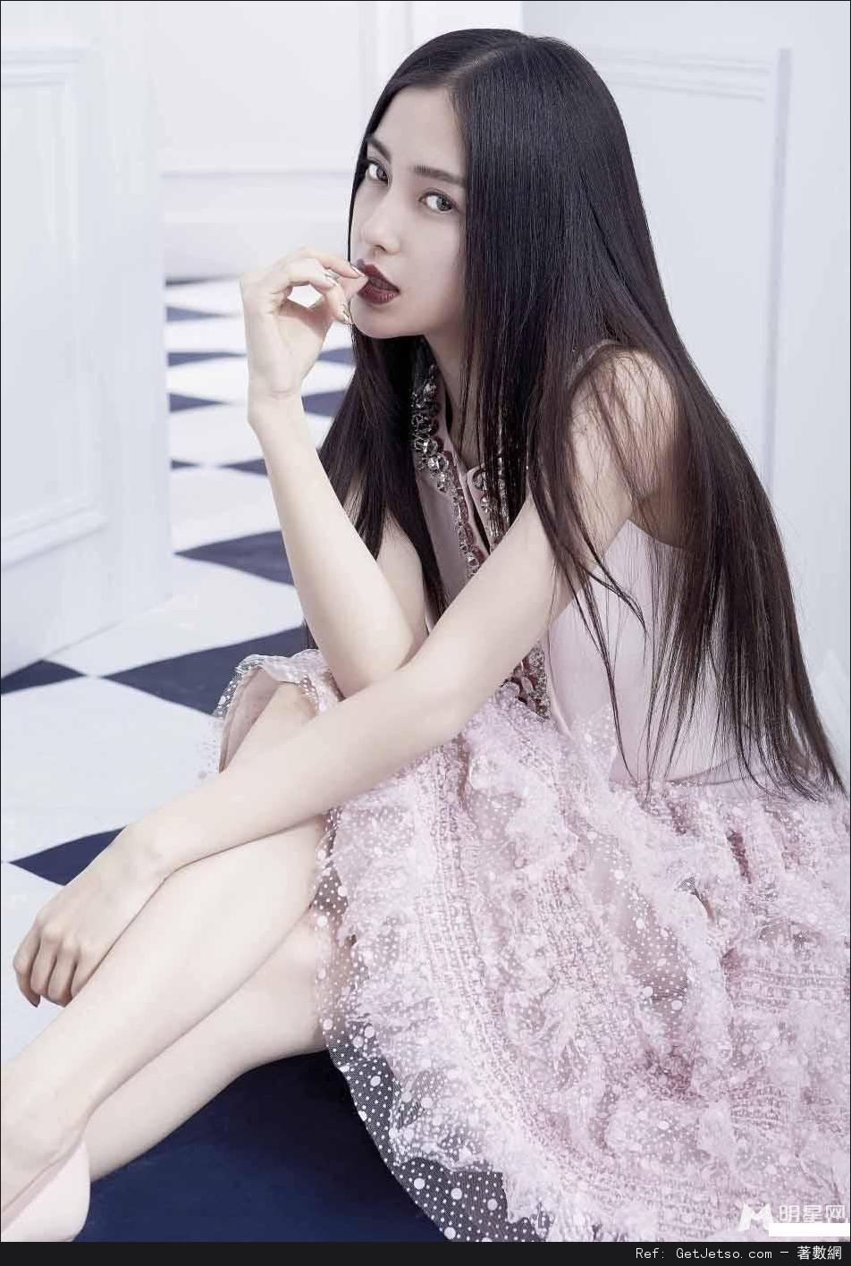 Angelababy 黑色蕾絲性感魅惑照片圖片2