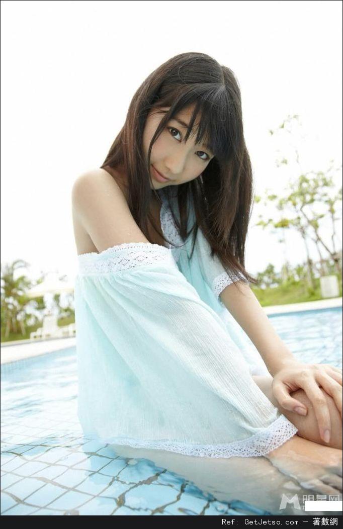 AKB48柏木由紀泳池性感寫真照片圖片11