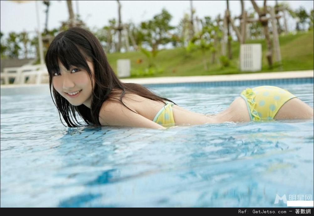 AKB48柏木由紀泳池性感寫真照片圖片14