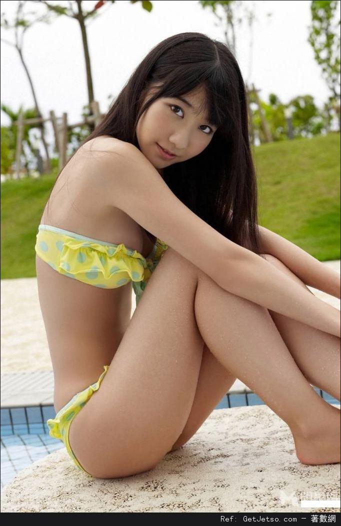 AKB48柏木由紀泳池性感寫真照片圖片9