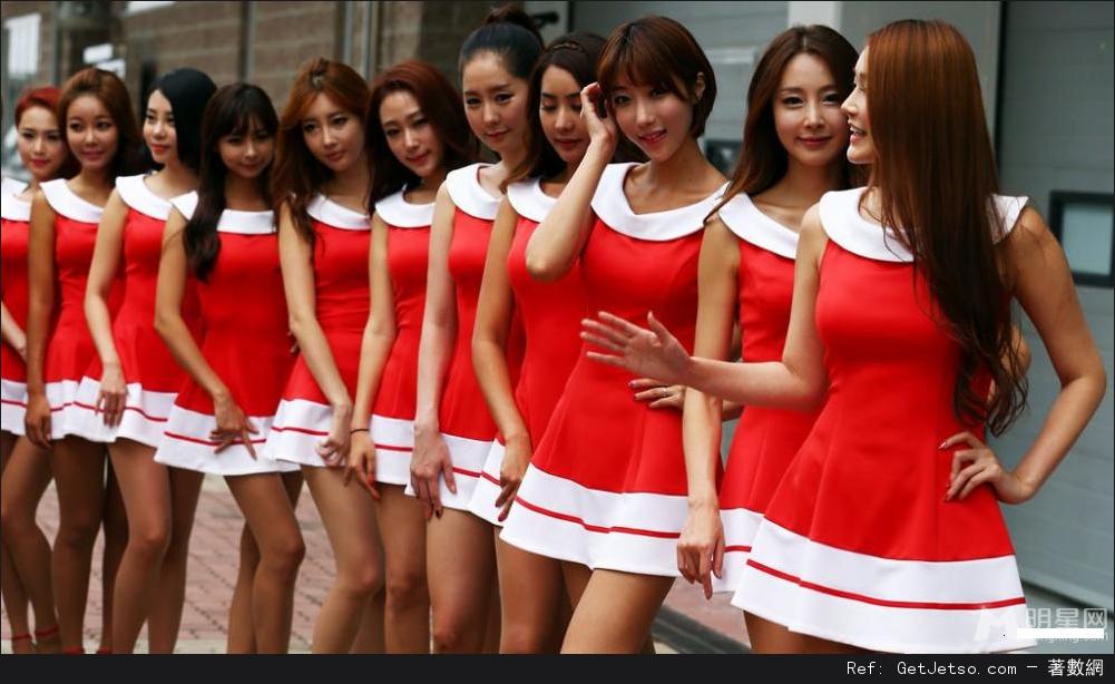 韓國F1賽車女郎超短裙現身修長美腿秒殺全場照片圖片1