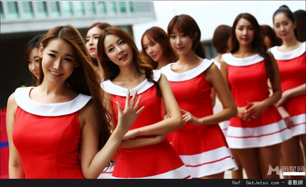韓國F1賽車女郎超短裙現身修長美腿秒殺全場照片圖片4