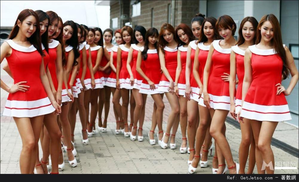 韓國F1賽車女郎超短裙現身修長美腿秒殺全場照片圖片2