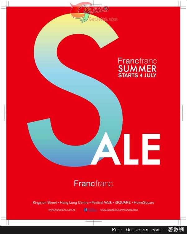 Francfranc Summer Sale 購物優惠(至14年7月31日)圖片1