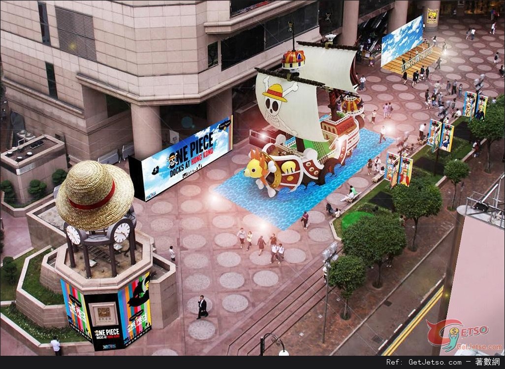 時代廣場「One Piece Docks at Hong Kong」動畫海賊王主題展覽圖片1