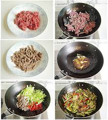 芹菜炒牛肉的食譜和做法圖片2