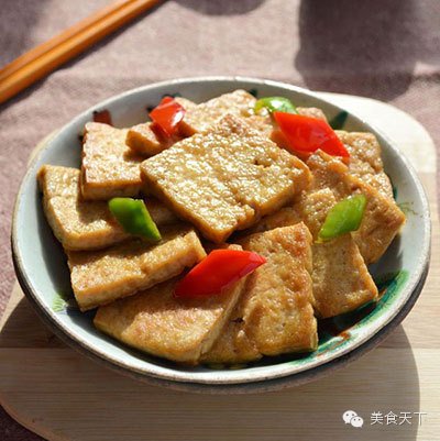 家常煎豆腐的食譜和做法圖片1