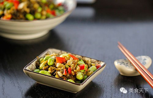雪菜毛豆米的食譜和做法圖片9