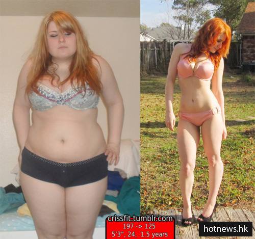 15張最劇烈的的瘦身前後對比圖，讓你堅定要減肥的決心圖片8