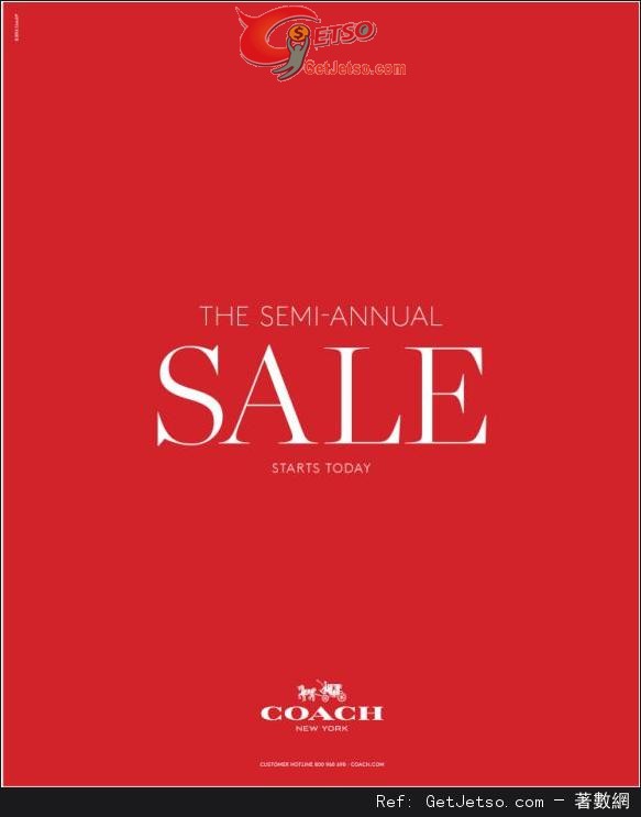 COACH SEMI-ANNUAL SALE(至14年11月30日)圖片1