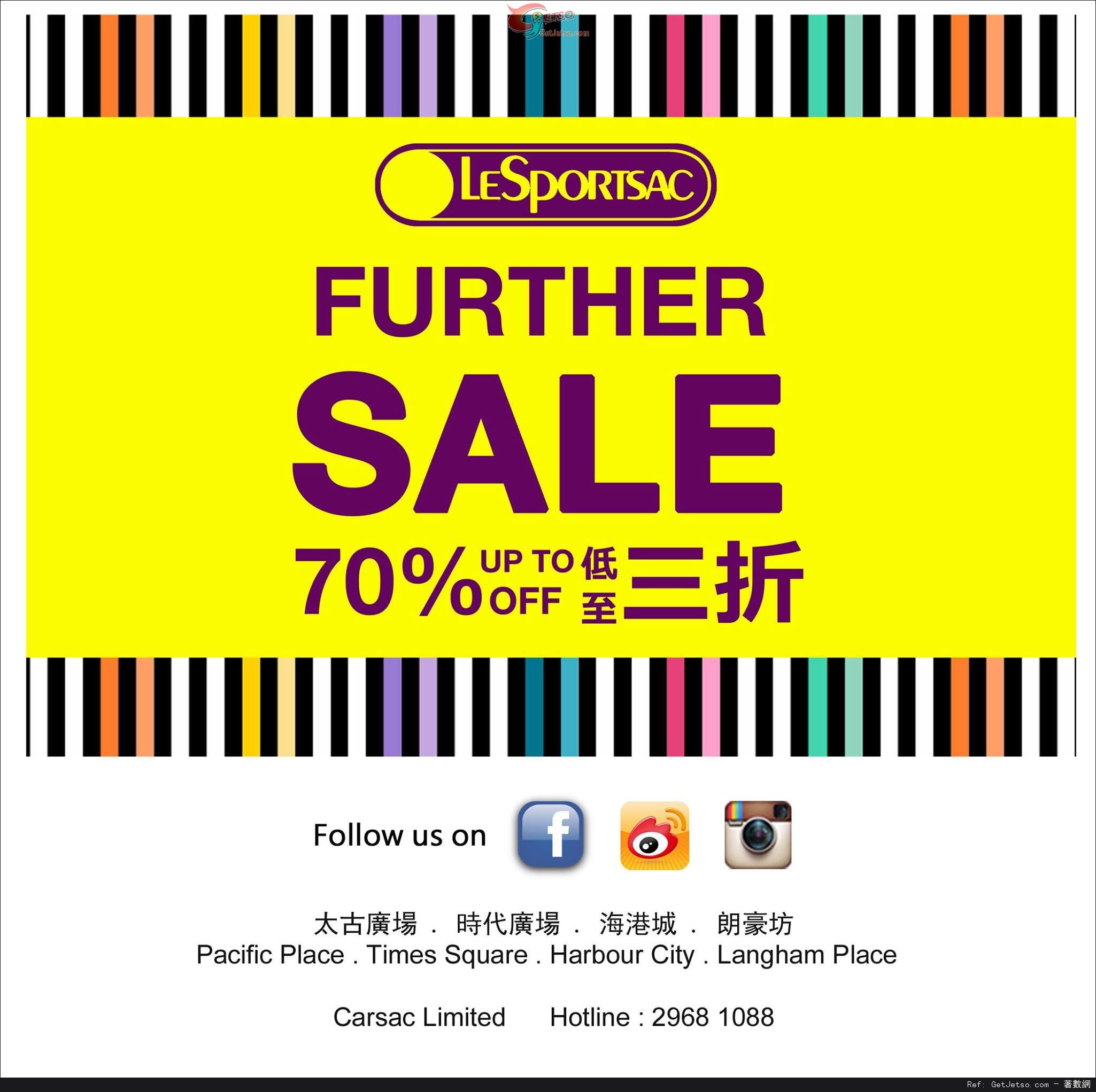 LeSportsac Further Sale 低至3折優惠(至15年1月18日)圖片1