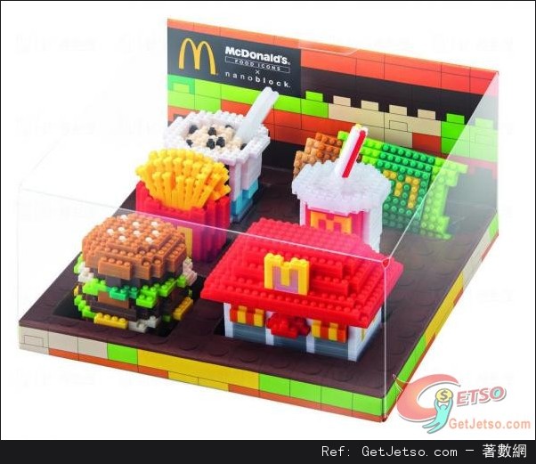 麥當勞版nanoblock 6月4日有得換喇!圖片2