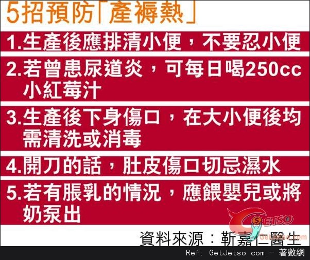 產後發燒不退，恐致敗血病圖片1