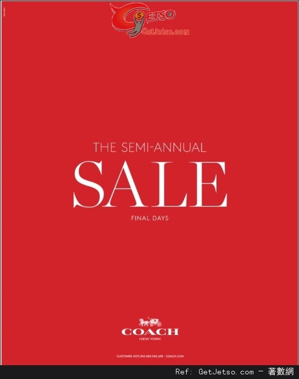 COACH SEMI-ANNUAL SALE(至15年6月30日)圖片1