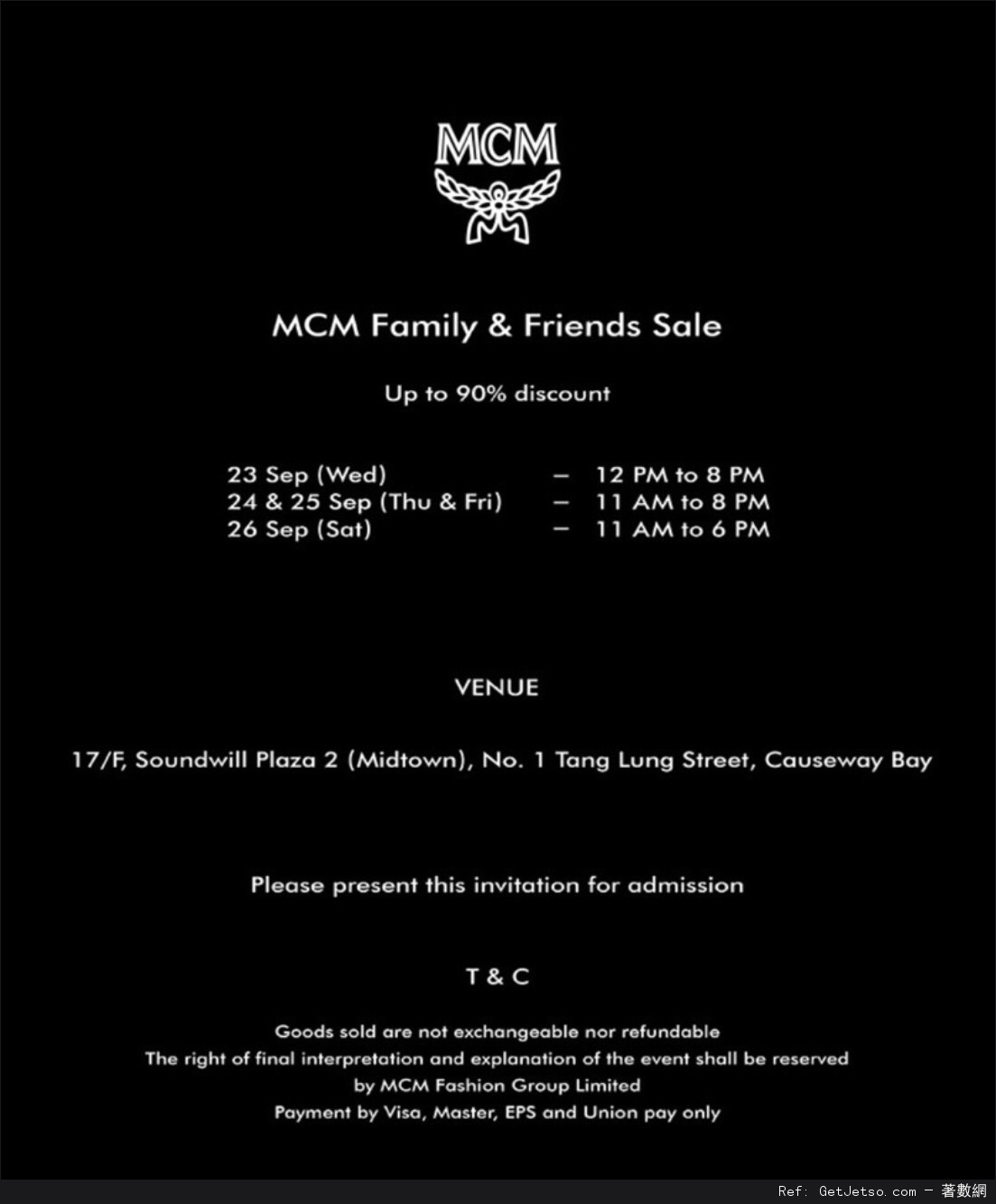 MCM 低至1折Family &Freinds 開倉優惠(至15年9月26日)圖片1